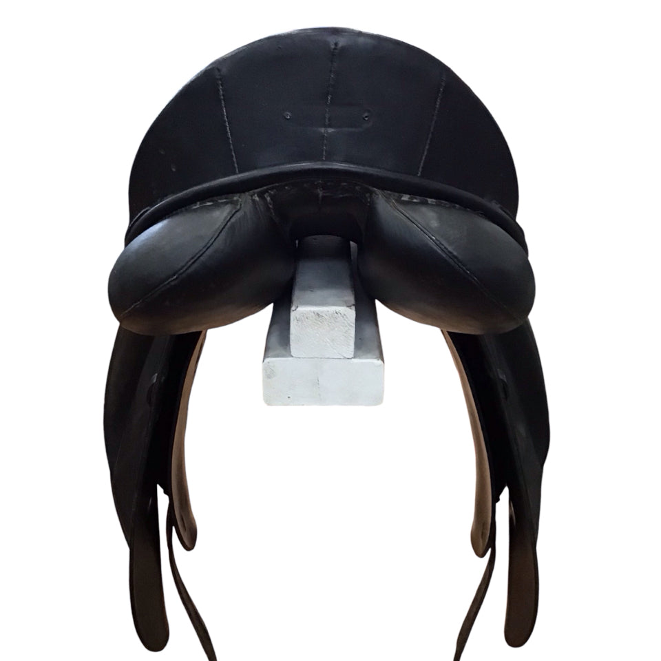 17.5" Zaldi New Kent Medium Used Dressage Saddle - H