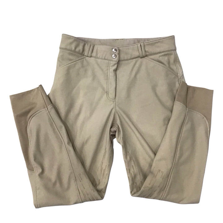 LeMieux DryTex Waterproof Fleece Lined Winter Breech Tan Used - H