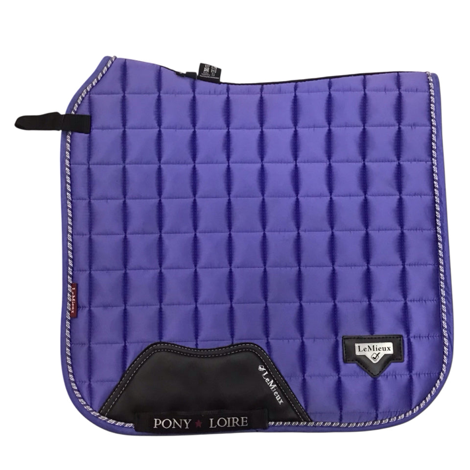 Lemieux Pony Loire Dressage Saddle Pad Bluebell Used - H