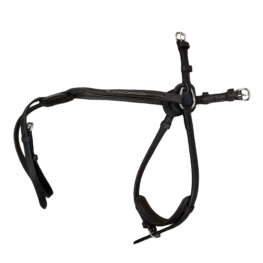 Vespucci Horse Raised Fancy Stitched Figure 8 Noseband Brown Used - H