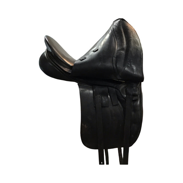 17.5" Albion Legend 5000 Medium Tree Used Dressage Saddle - C