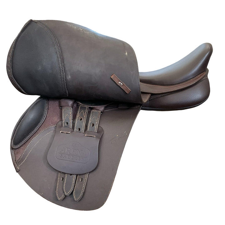 16" Arena Pony Jump Adjustable Used Childs Hunter/Jumper Saddle
