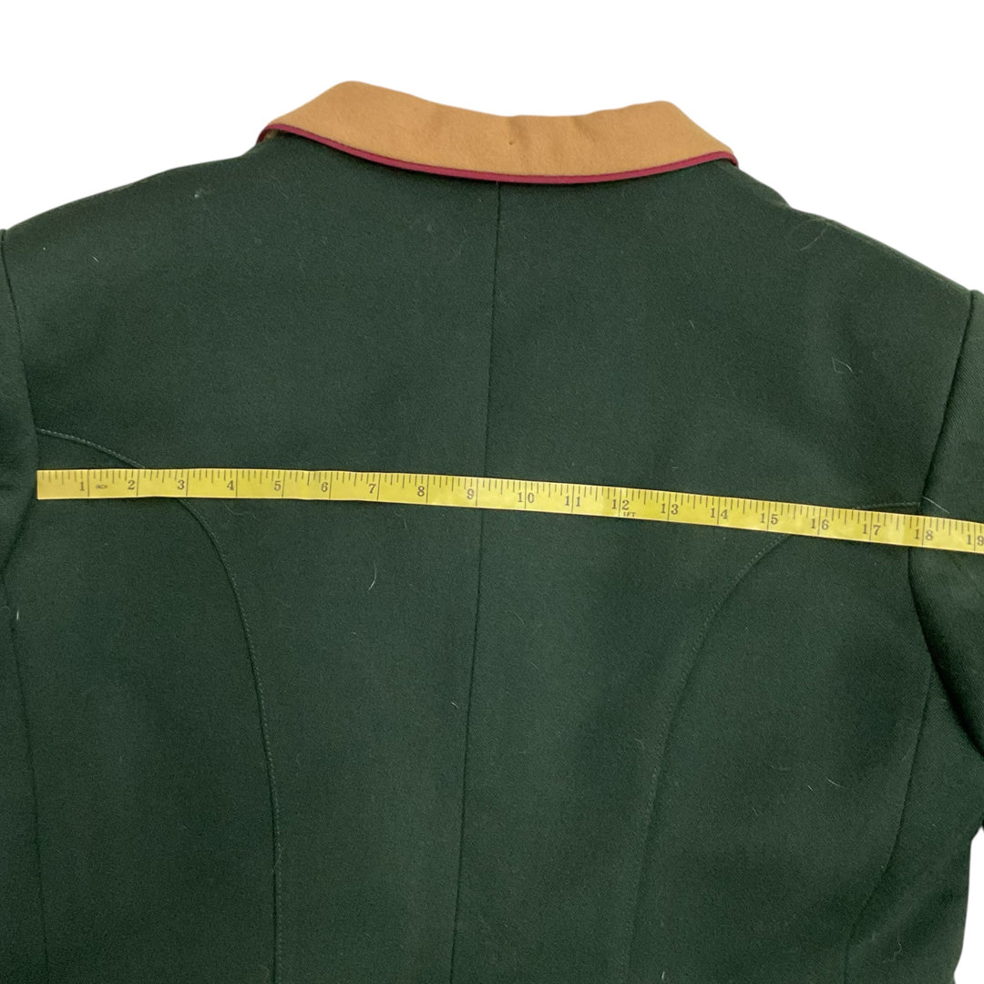 The Hunting Shop Men's Custom Green Wool Hunt Coat Used - H