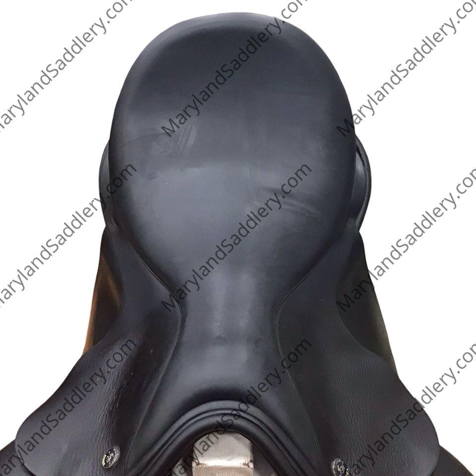 17.5" Hulsebos WB4 Medium/Wide Used Dressage Saddle - H