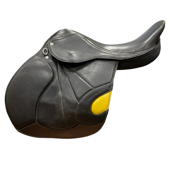 18" Unbranded X-Wide Used Hunter/Jumper Saddle - H