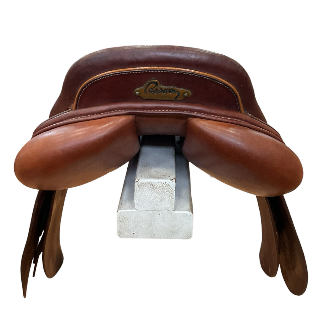 17" Pessoa Wide Used Hunter/Jumper Saddle - H
