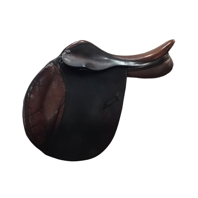 16.5" Pessoa Rodrigo Wide Tree Used Close Contact Saddle - C