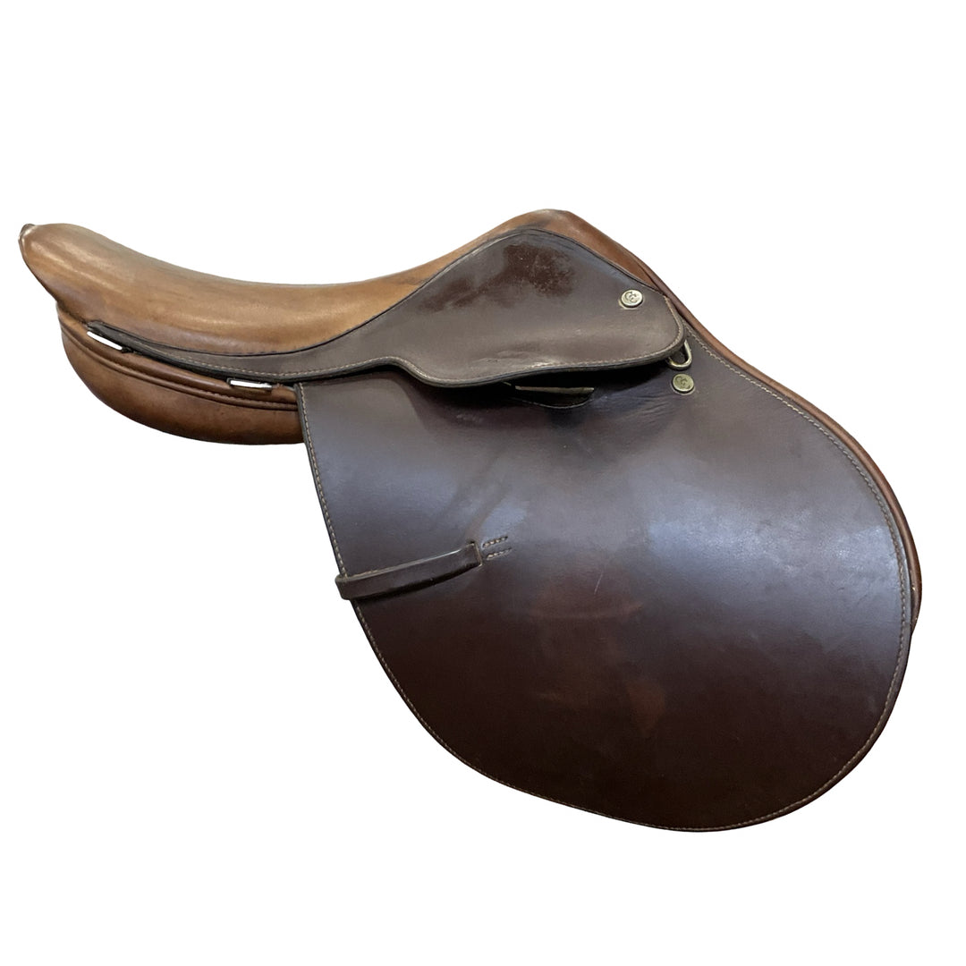 14" Crosby Corinthian Medium Used Childs Flat Seat Hunter/Jumper Saddle