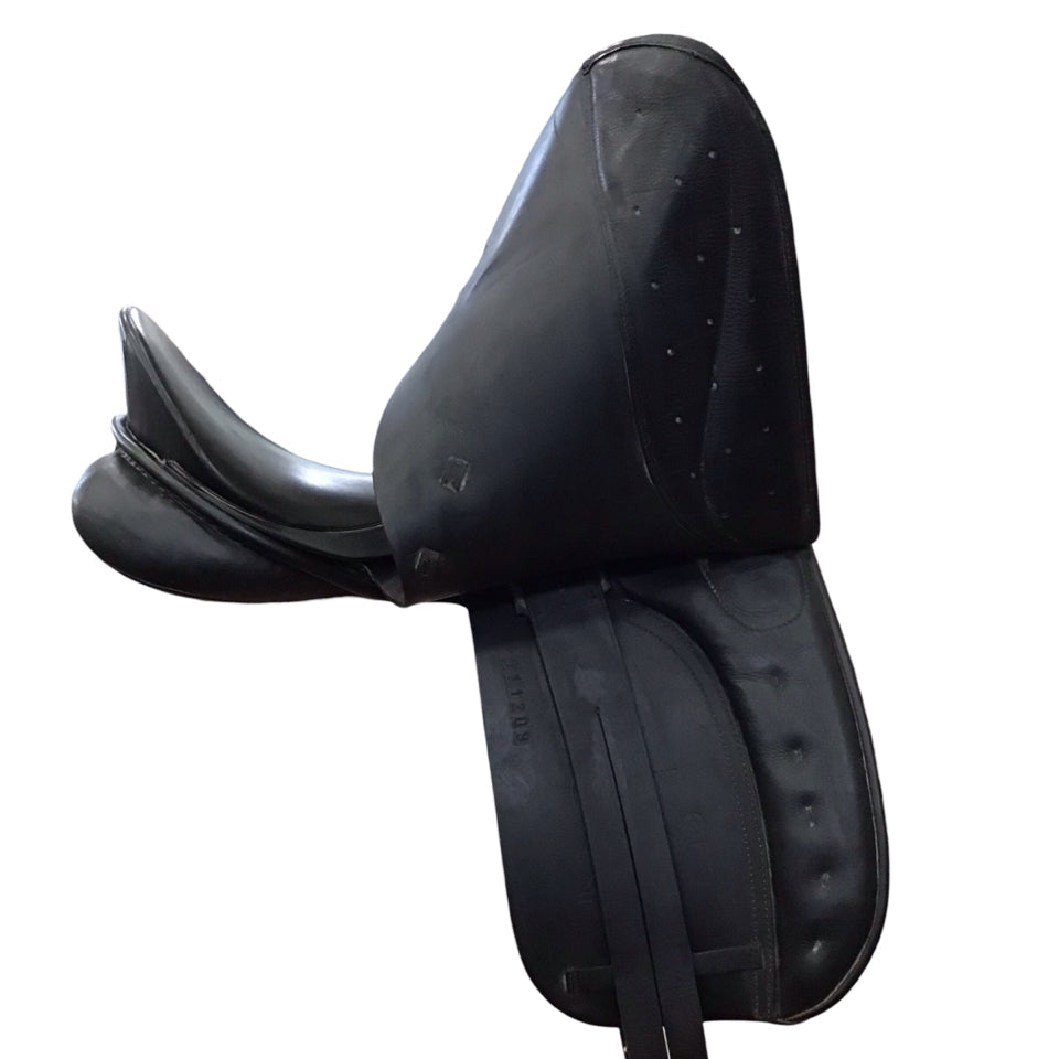 17.5" Zaldi New Kent Medium Used Dressage Saddle - H