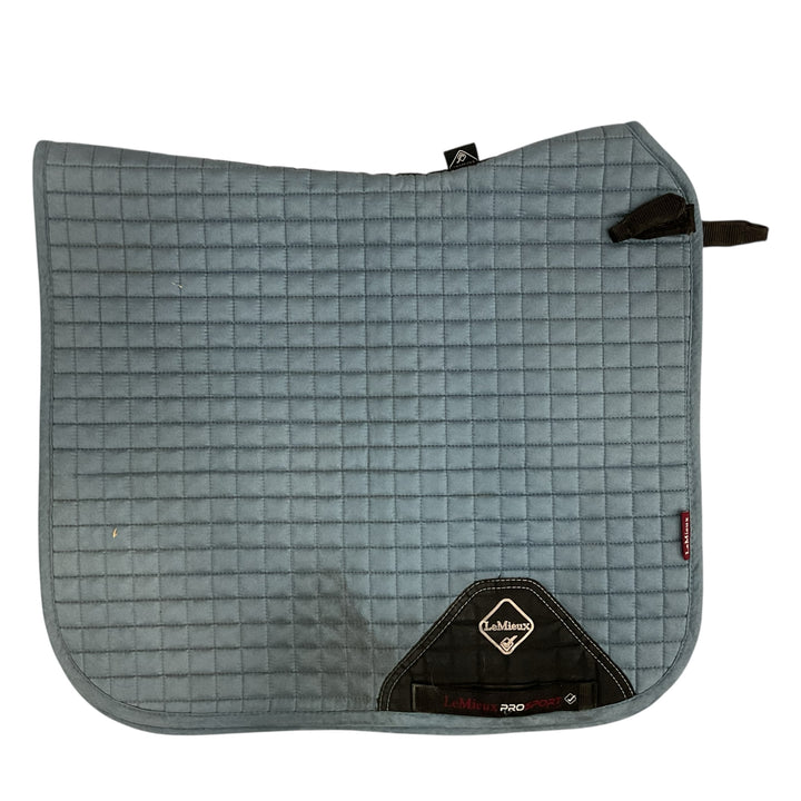 LeMieux Ice Blue Large Dressage Saddle Pad Used - H