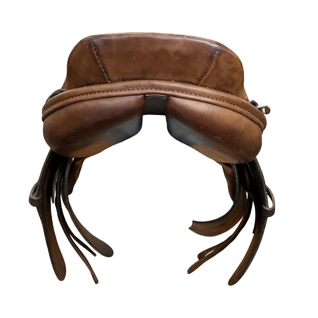 14" Crosby Corinthian Medium Used Childs Flat Seat Hunter/Jumper Saddle