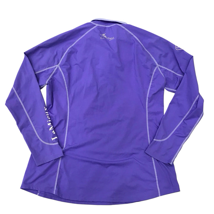 LeMieux Women's Large Long Sleeve Quarter Zip Bluebell Used - H