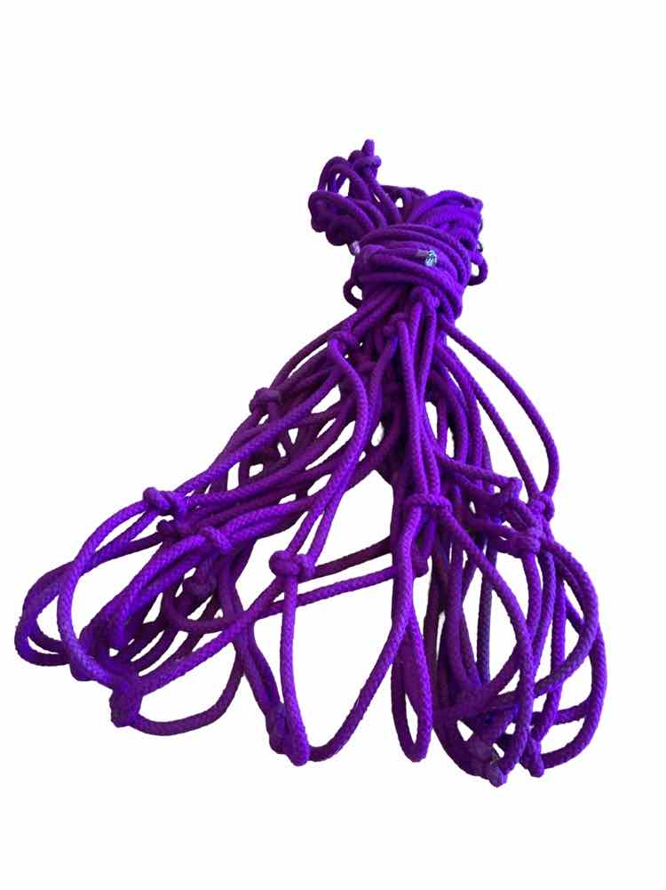 Purple Cotton Hay Net USED B