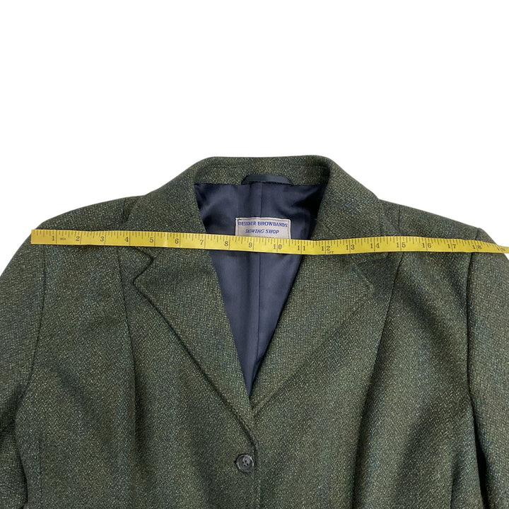 Designer Browbands Sewing Shop Mens Custom Tweed Hunt Coat Used - H