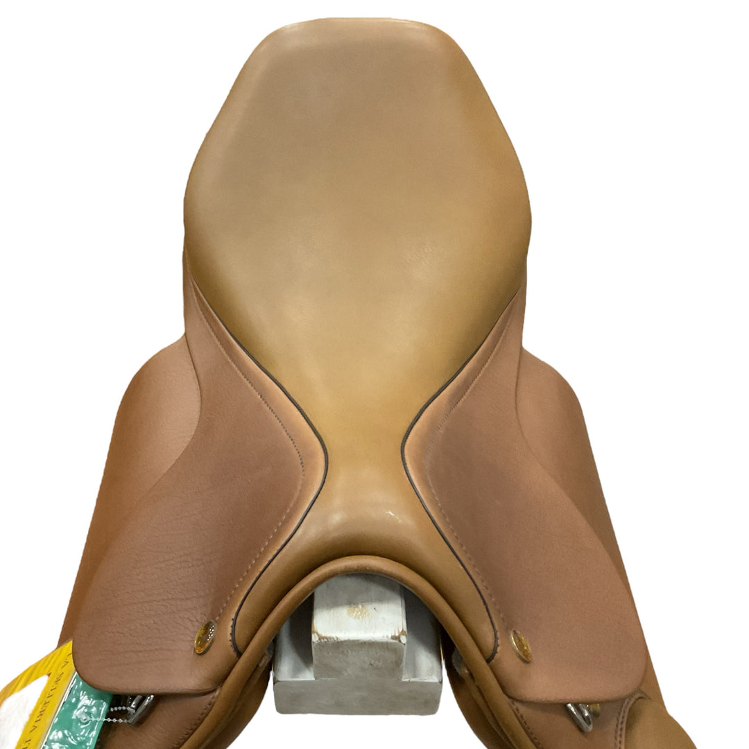 16" Prestige Hippos Red Fox 35cm Wide Like New Childs Hunter/Jumper Saddle - H