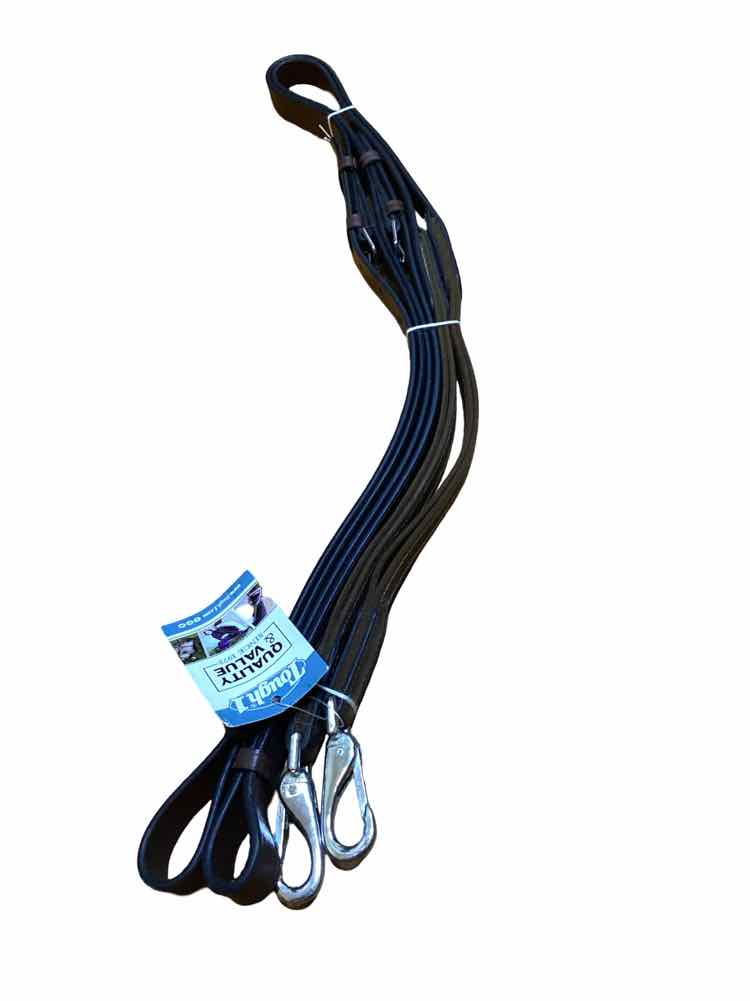 TOUGH 1 Leather/Elastic Side Reins NEW B
