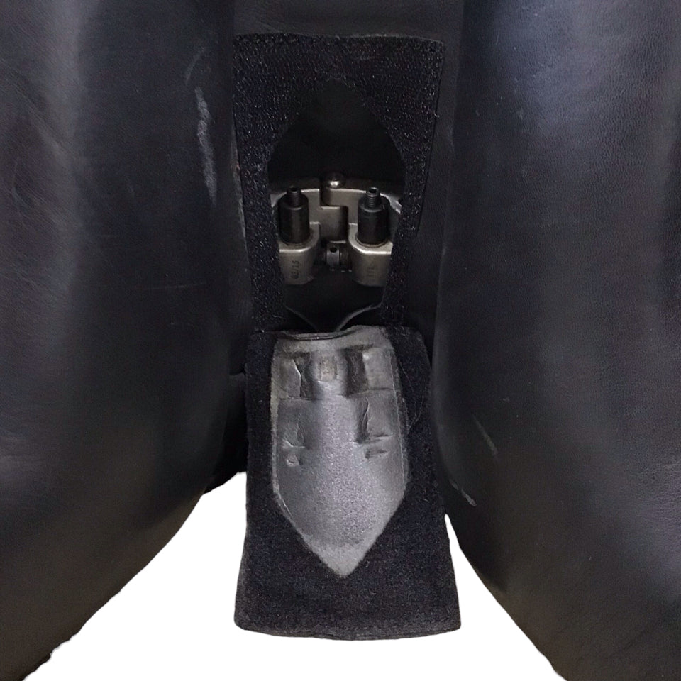 17.5" M. Toulouse Aachen Adjustable Used Dressage Saddle - H