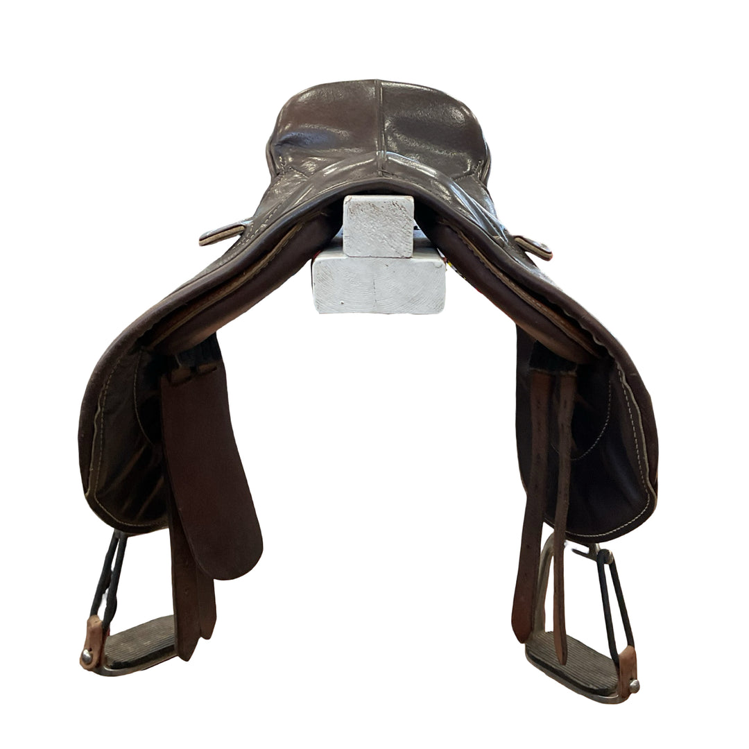 12" Beval Short Stirrup Half Tree Used Childs Leadline Saddle