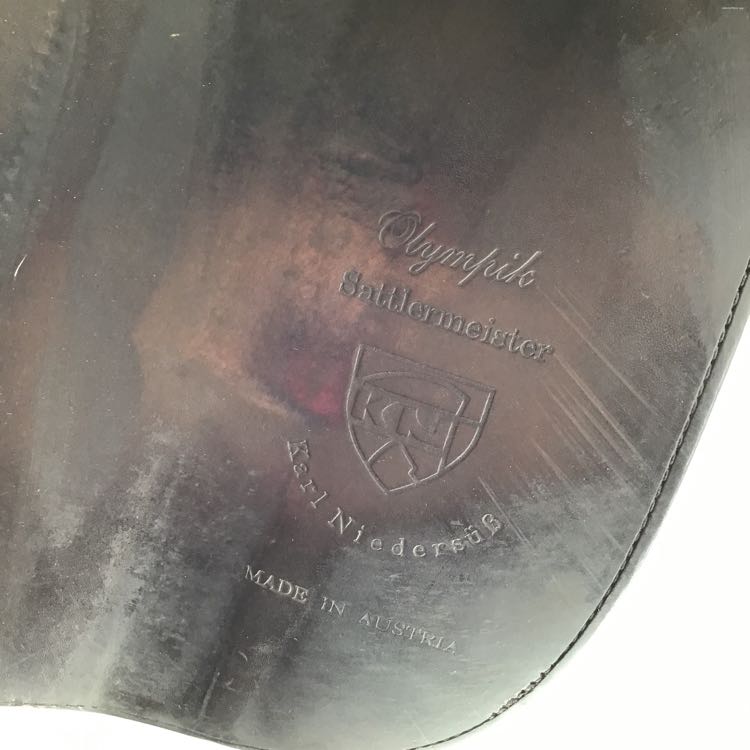 17" Karl Niedersuss Olympik used dressage saddle B