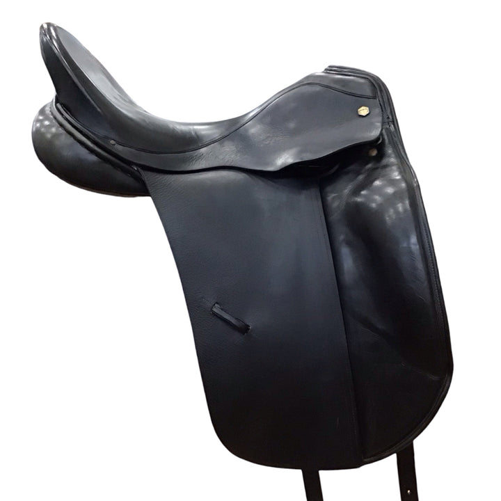 17" Albion SLK Medium/Wide Used Dressage Saddle - H