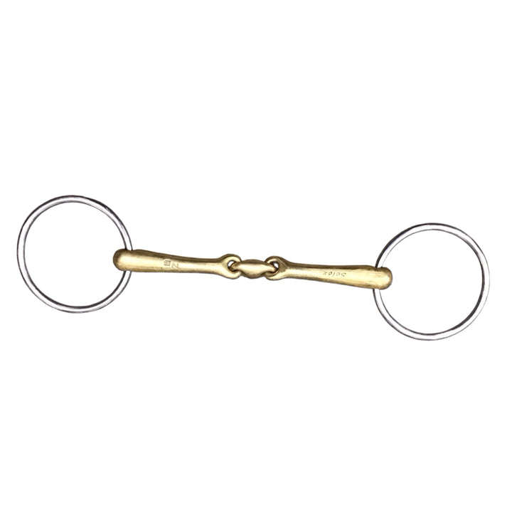 6" Neue Schule Angled Lozenge Loose Ring Snaffle Used - H