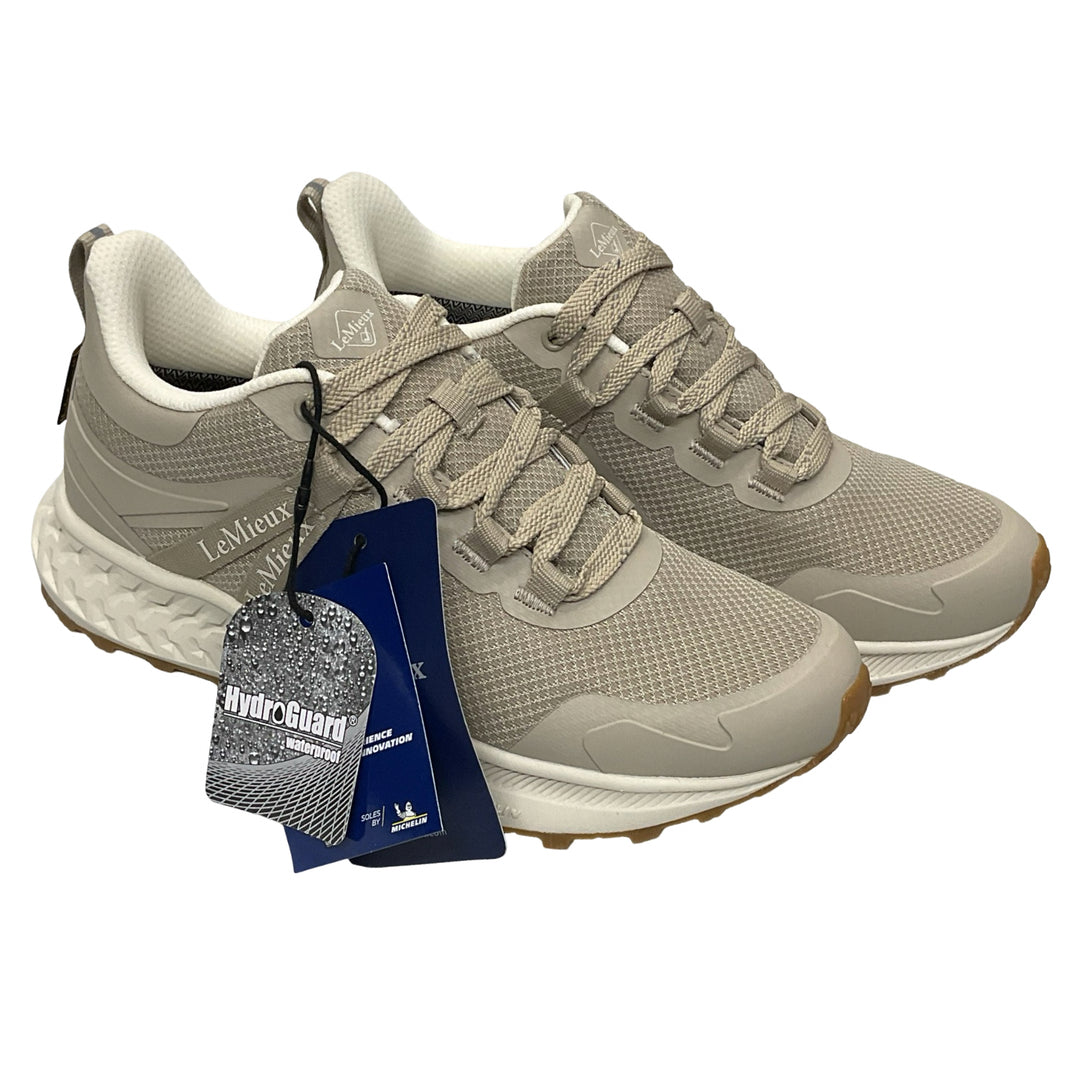 LeMieux Women's 7.5 Trax Waterproof Sneaker Tan New