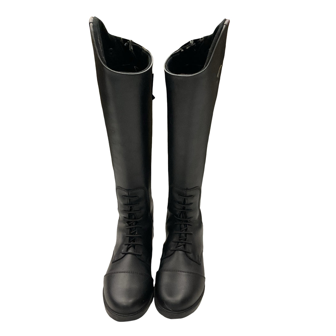 Mountain Horse Women's 37 Reg/Wide Veganza Field Boot Black New