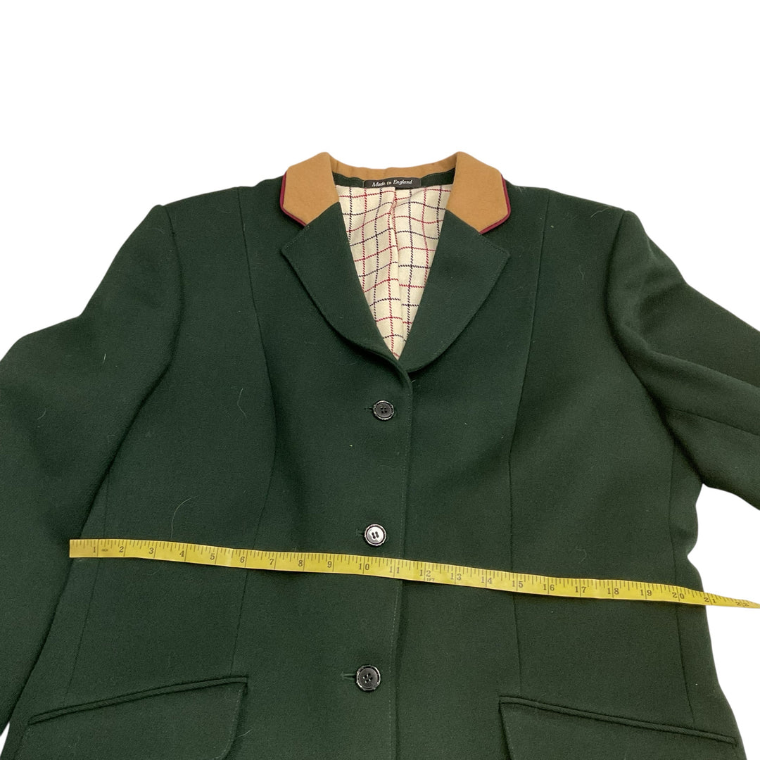 The Hunting Shop Men's Custom Green Wool Hunt Coat Used - H