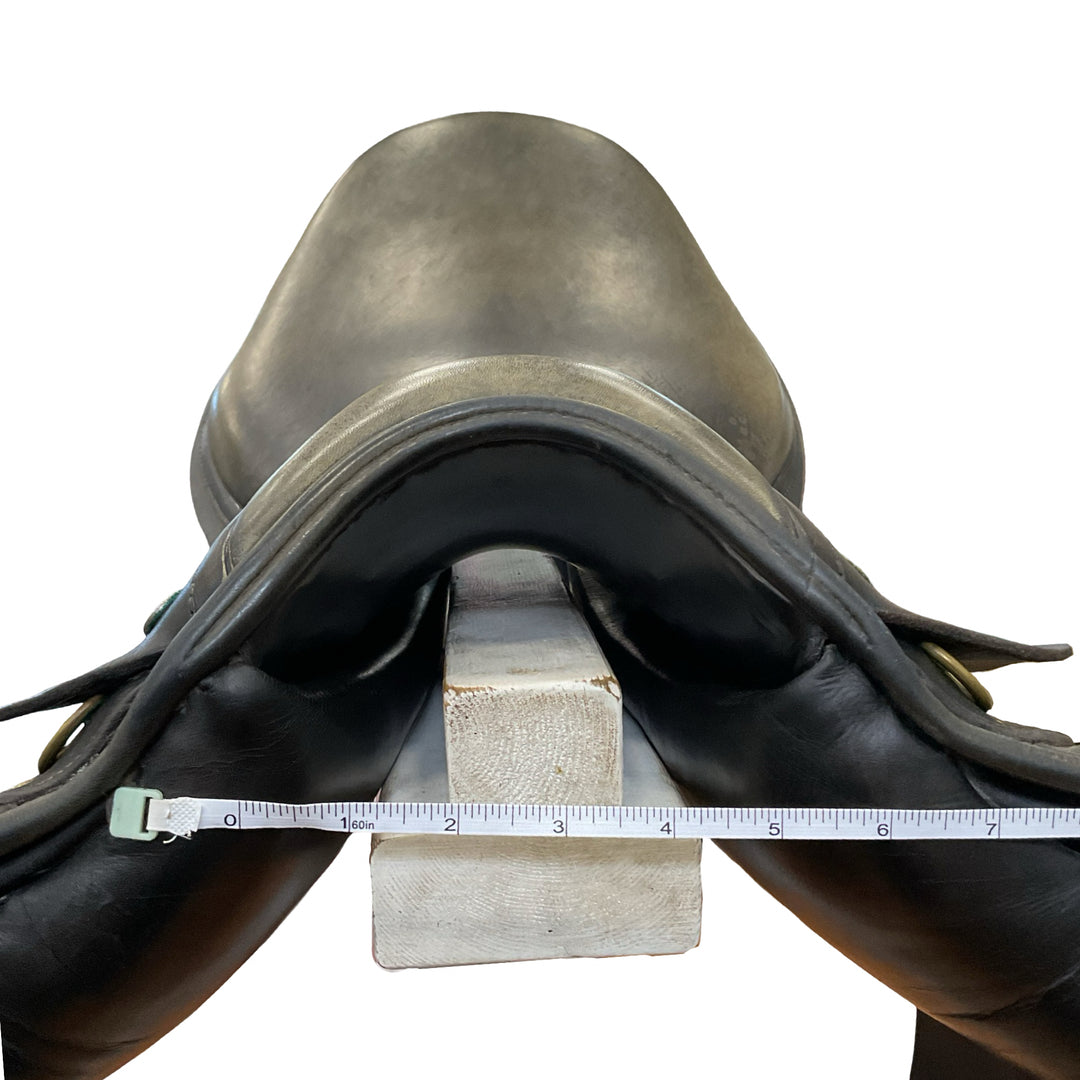 17.5" Harry Dabbs Jaguar Wide Used Dressage Saddle