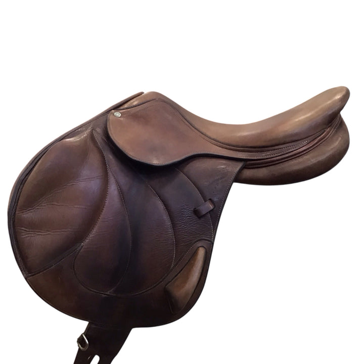 17" Antares Monoflap Medium/Wide Used Hunter/Jumper Saddle - H