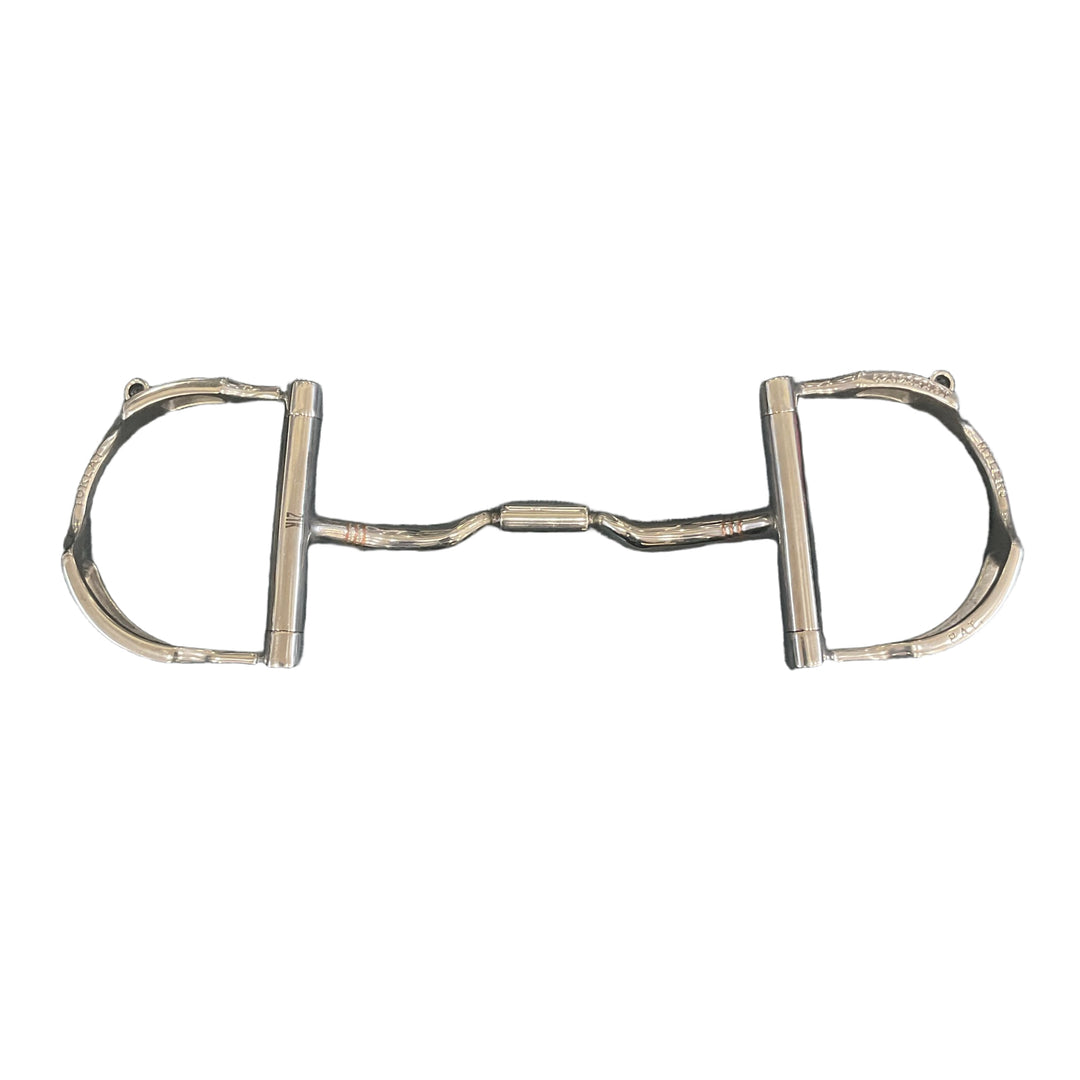 Myler 5.75" Low Port Comfort Snaffle w/ Roller and Hooks Used