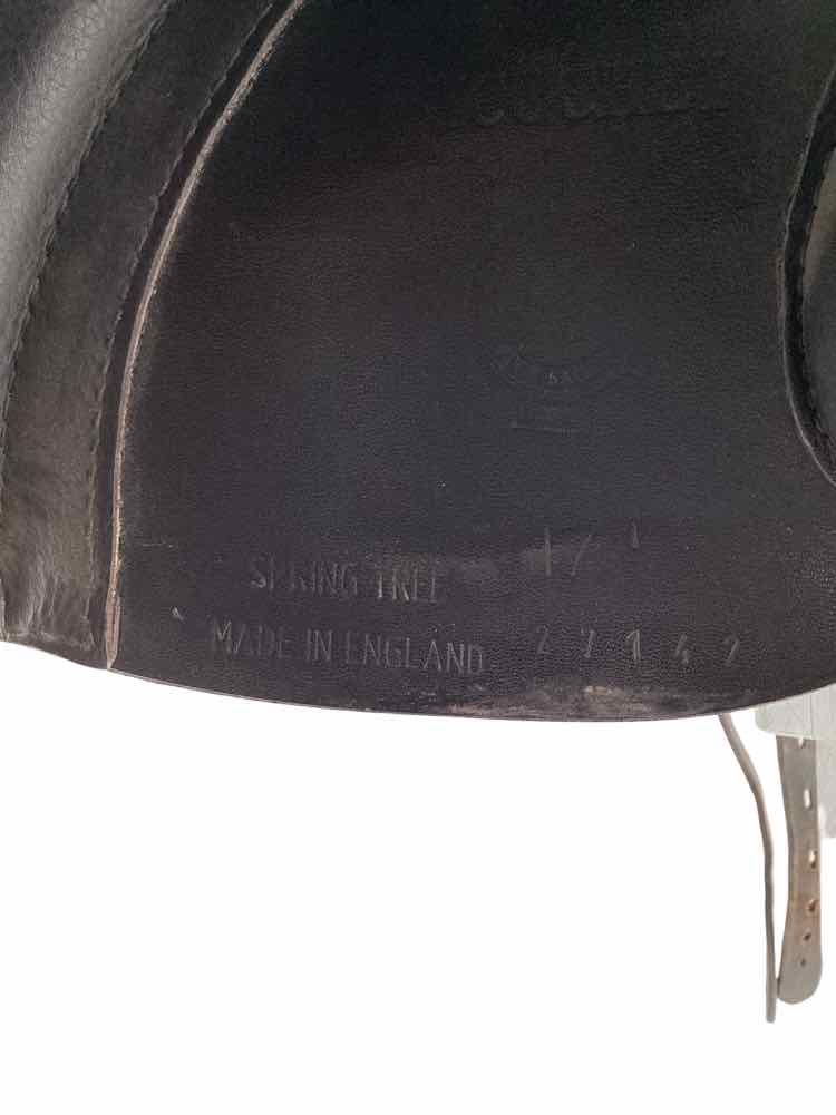17" Black Country Mono flap wool used jumping saddle B