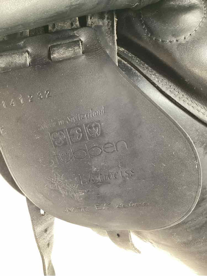 17" Stubben used close contact saddle B has cover