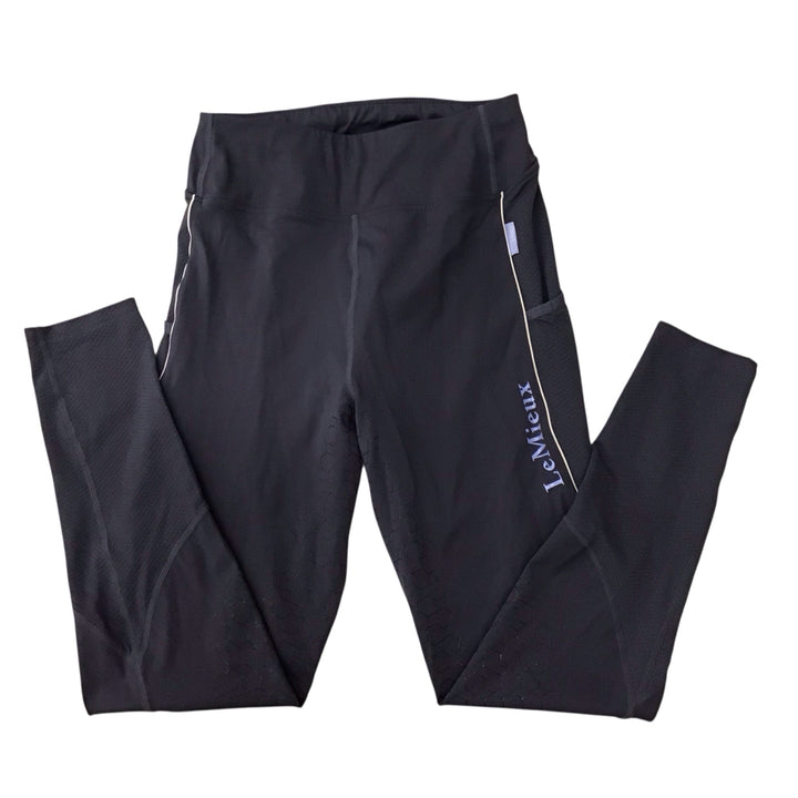 LeMieux Women's 38 Esme Mesh Pull On Schooling Breech Dusk Blue Used - H