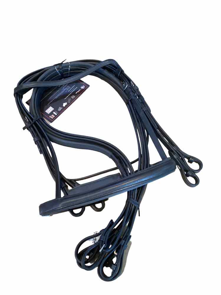 Thinline new cob black double bridle B