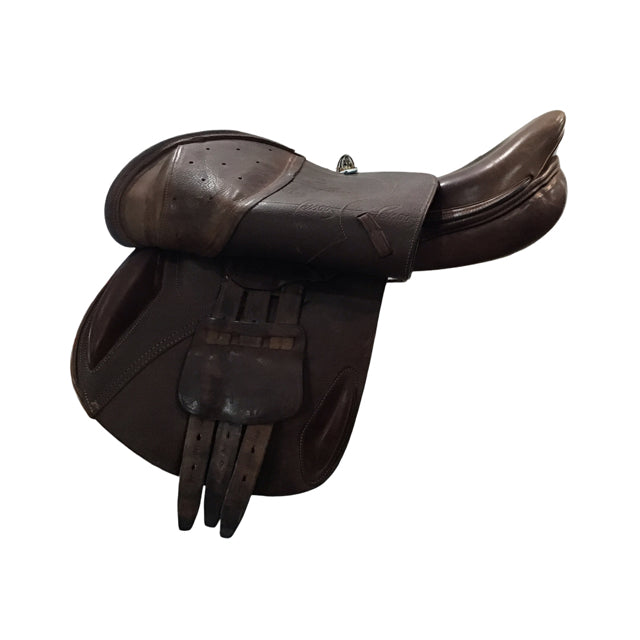 17" Pessoa Rodrigo Medium XCH Tree Used Close Contact Saddle - C