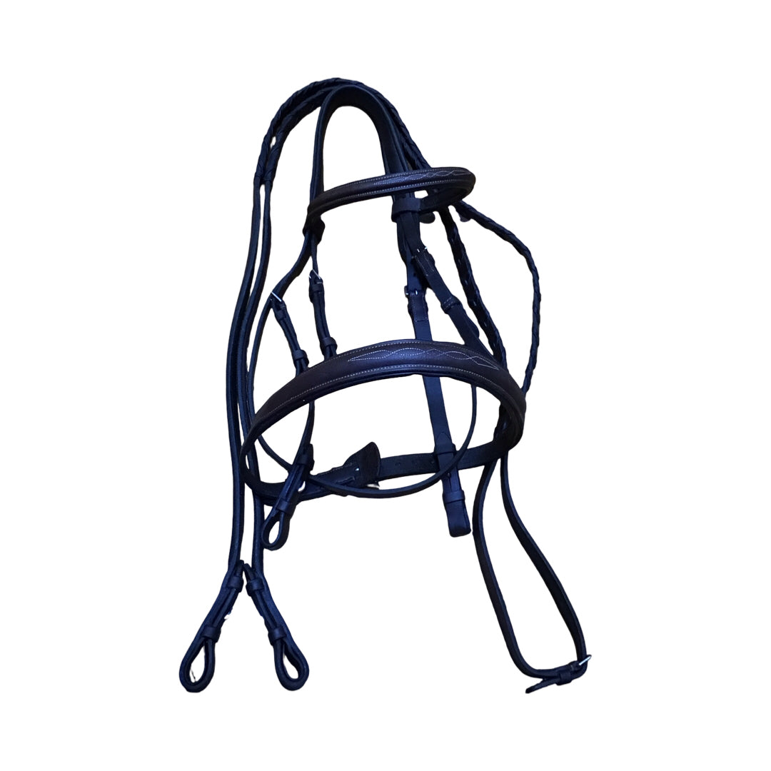 Harwich Fancy Stitched Monocrown Bridle w/Reins Used