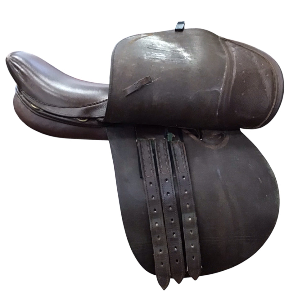 16.5" Lancers Medium Used Hunter/Jumper Saddle - H