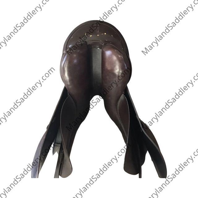 17.5" Stubben 1894 Narrow (27cm) Tree Used Dressage Saddle - C