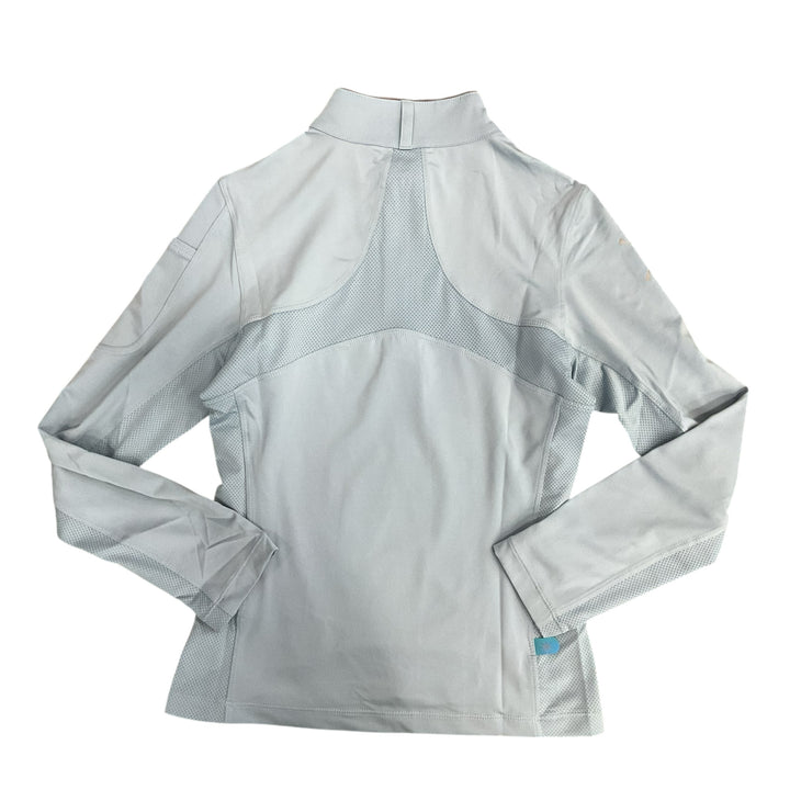 Chestnut Bay Child Medium Performance Rider SkyCool Youth Shirt Sky Blue New - H