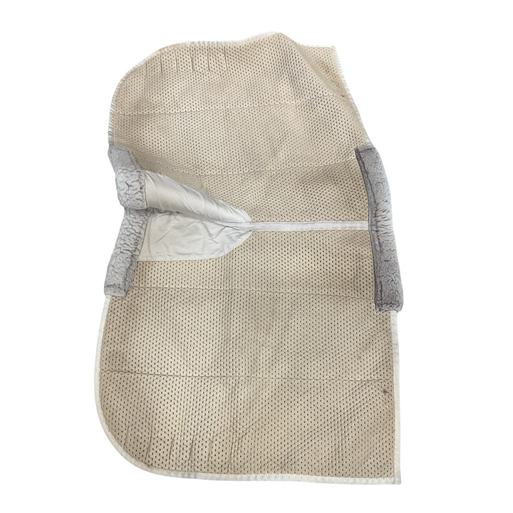 ECOGOLD Non Slip Dressage Saddle Pad White Used