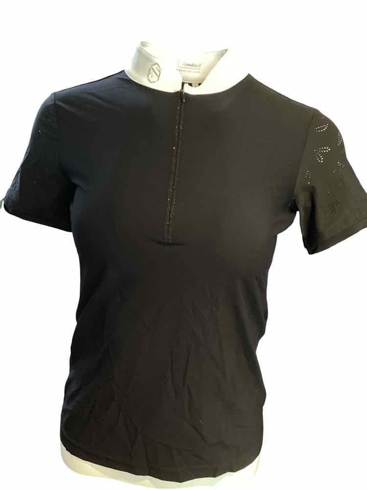 SAMSHIELD new ladies small black show shirt