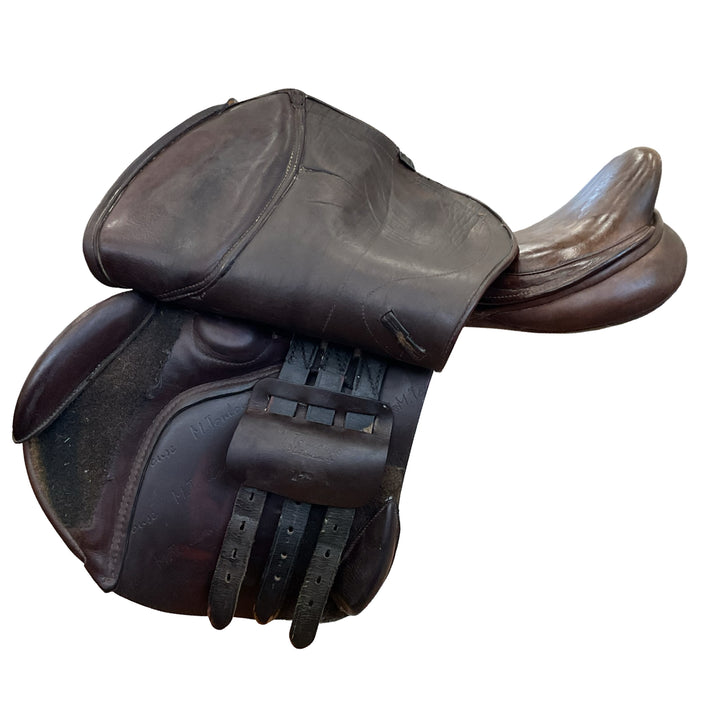 17" M. Toulouse Legano+4 Adjustable Used Hunter/Jumper Saddle