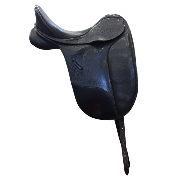 16.5" Bates Isabell Werth Adjustable Used Dressage Saddle - H