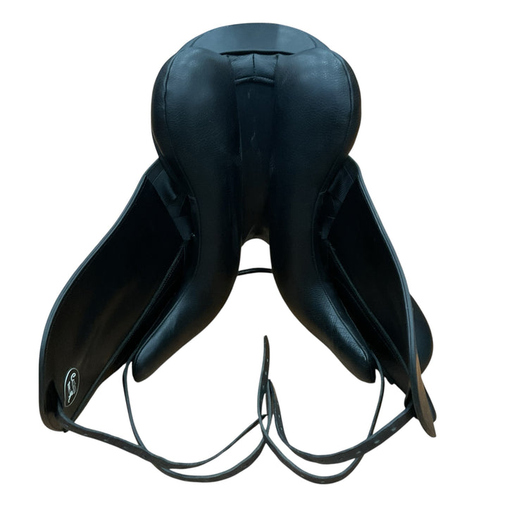 17.5" Custom Saddlery Everest R Narrow Used Dressage Saddle - H