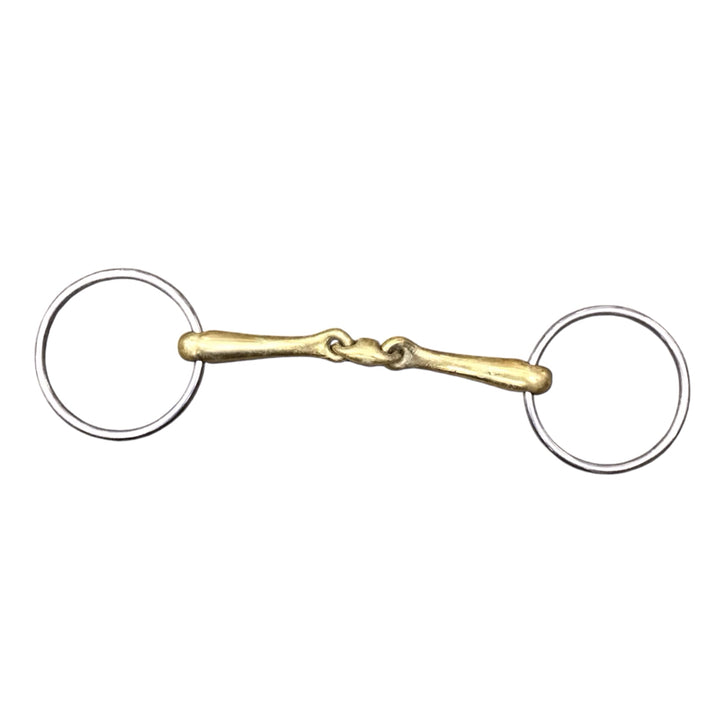 5.75" Neue Schule Angled Lozenge Loose Ring Snaffle Used - H