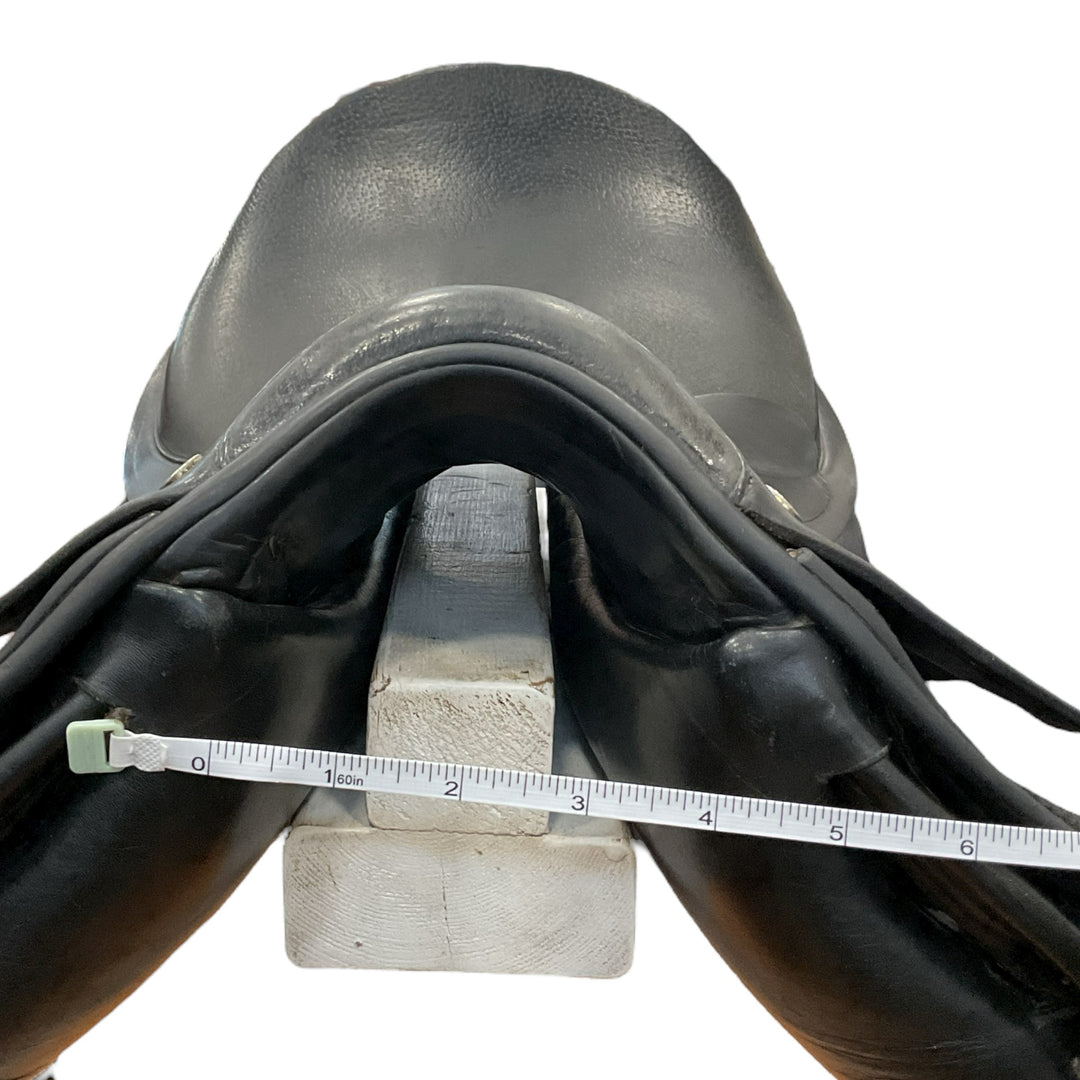 16.5" Custom Saddlery/Spirig 1874 28cm Med/Narrow Used Dressage Saddle - H