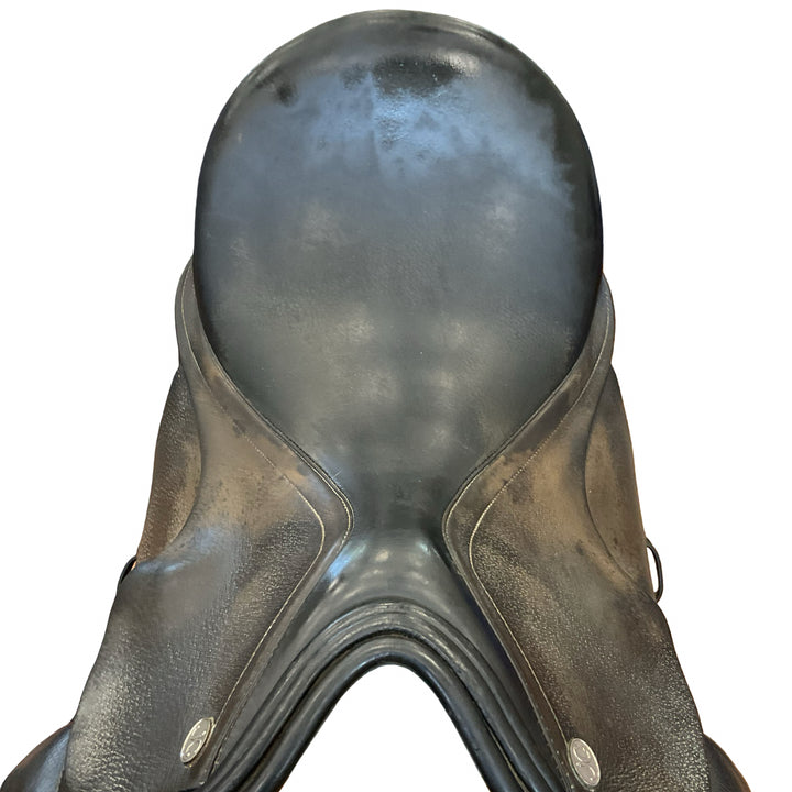 17" Jorge Canaves by Thornhill Vienna II 30cm Medium Used Dressage Saddle