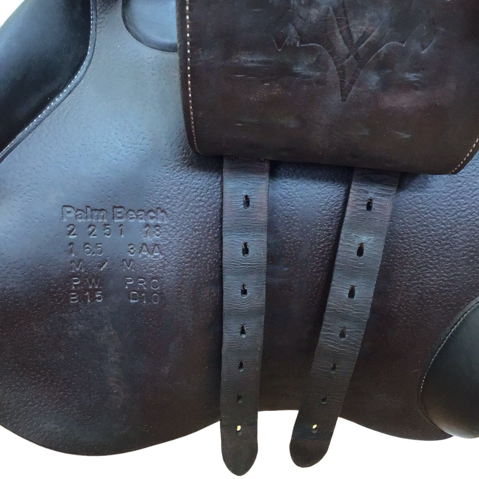 16.5" Voltaire Palm Beach Medium Used Hunter/Jumper Saddle - H