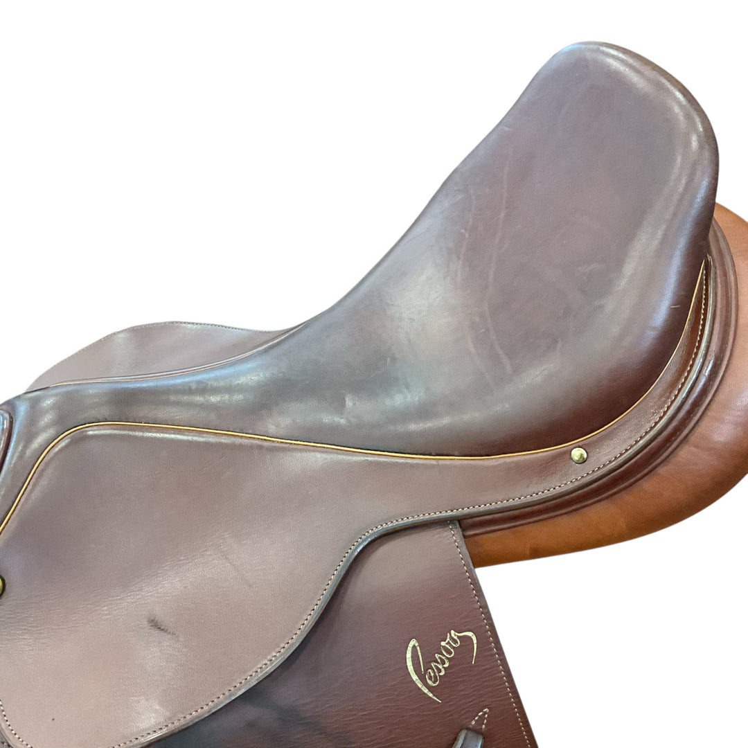 17" Pessoa Wide Used Hunter/Jumper Saddle - H